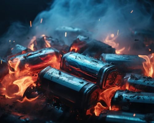 Fuego en batería de Litio